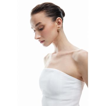 Top peplum bandeau