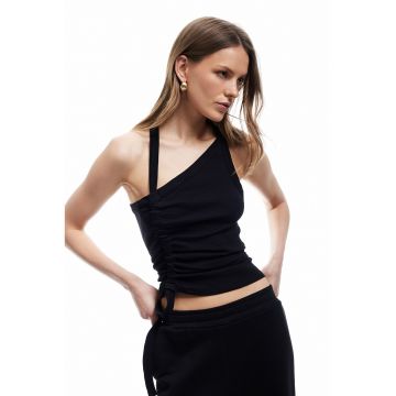 Top slim fit asimetric