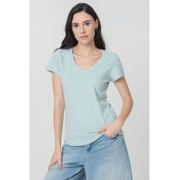 Tricou cu decolteu in V Beverly