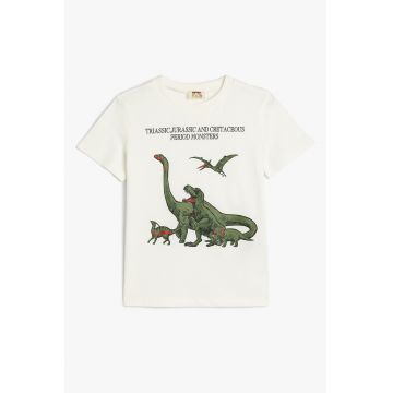Tricou cu imprimeu cu dinozauri