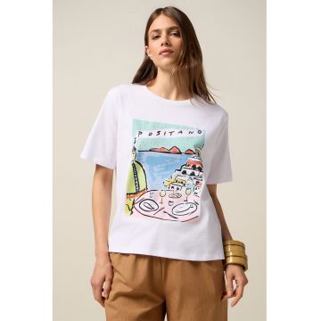 Tricou cu imprimeu grafic