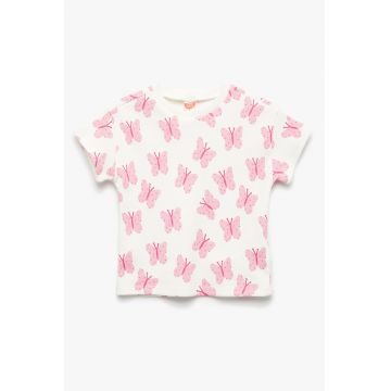 Tricou cu model cu fluturi