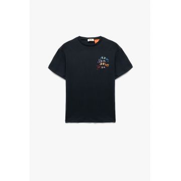 Tricou de bumbac cu design grafic