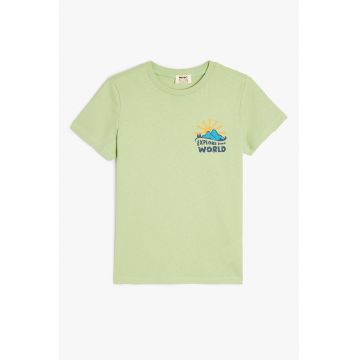 Tricou de bumbac cu imprimeu