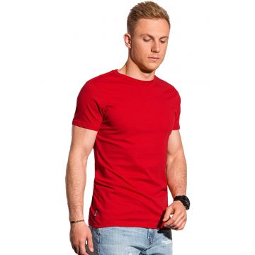 Tricou de bumbac cu model uni