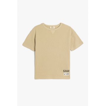 Tricou de bumbac cu text