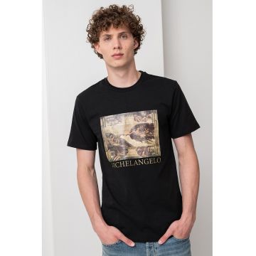 Tricou din bumbac cu imprimeu Ita