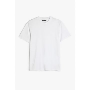Tricou din bumbac cu model uni