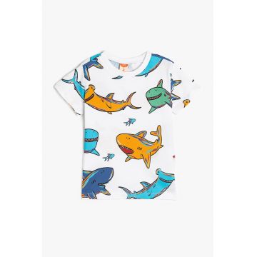 Tricou din bumbac cu model
