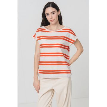 Tricou lejer din bumbac Lesley