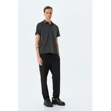 Tricou polo cu dungi