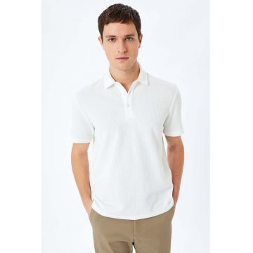 Tricou polo cu model uni