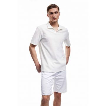 Tricou polo cu model uni
