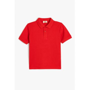 Tricou polo de bumbac