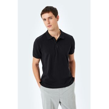 Tricou polo slim-fit din bumbac