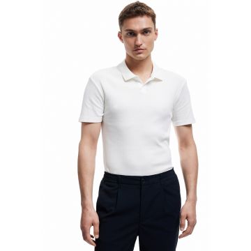 Tricou polo slim-fit din bumbac