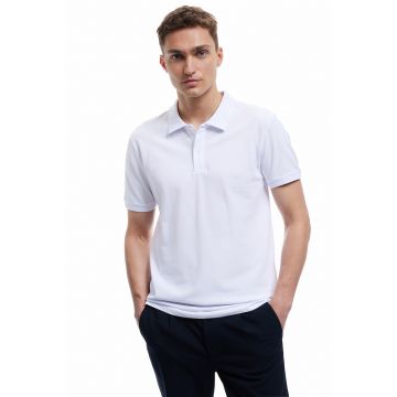 Tricou polo slim-fit din bumbac