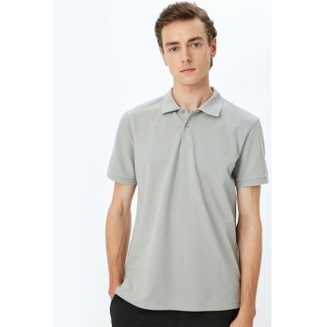 Tricou polo slim-fit din bumbac