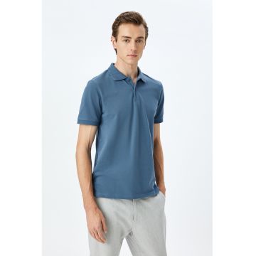 Tricou polo slim-fit din bumbac