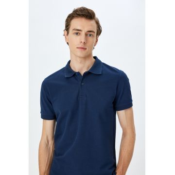 Tricou polo slim-fit din bumbac