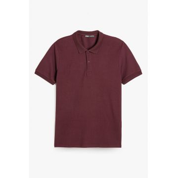 Tricou polo slim-fit din bumbac