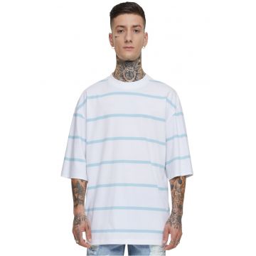 Tricou supradimensionat cu model in dungi