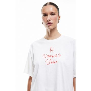 Tricou supradimensionat de bumbac