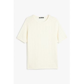 Tricou tricotat fin