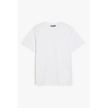 Tricou uni cu buzunar pe piept