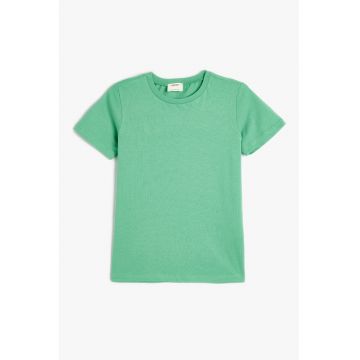Tricou uni de bumbac