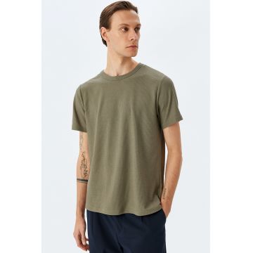 Tricou uni din amestec de bumbac