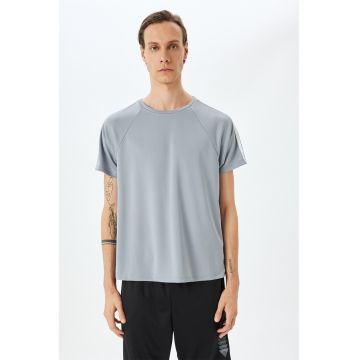 Tricou uni regular fit