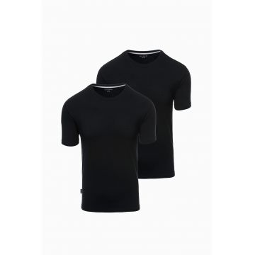 Set de tricouri cu decolteu la baza gatului - 2 piese