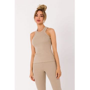 Top din tricotaj - Roz -