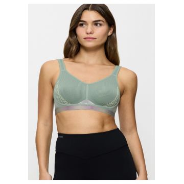 TRIACTION CARDIO FLOW Bustiera sport fara armatura verde