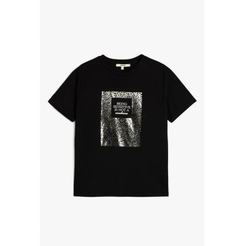 Tricou cu animal print