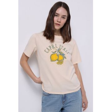 Tricou de bumbac cu imprimeu