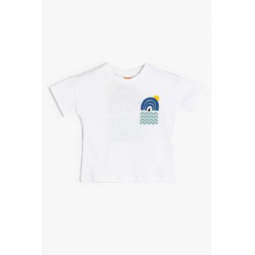Tricou de bumbac cu imprimeu