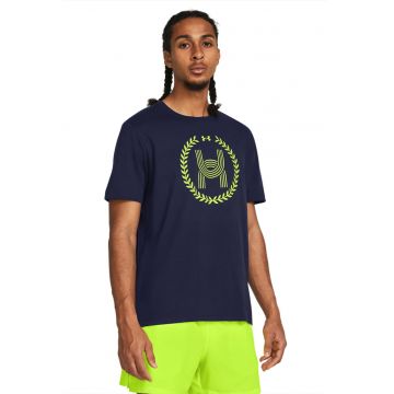 Tricou din amestec de bumbac - pentru alergare Run Anywhere