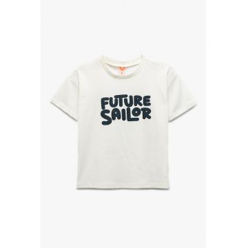 Tricou din bumbac cu design grafic