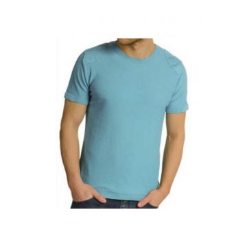 Tricou  Knitted pentru barbati - bleu