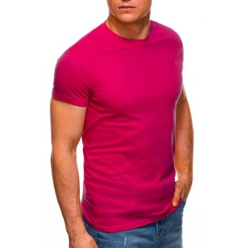 Tricou pentru barbati de baza Edoti S970 Roz inchis