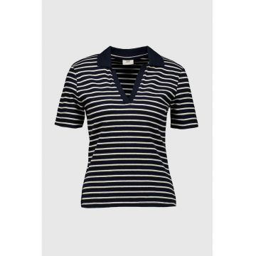 Tricou polo cu model in dungi