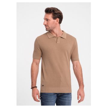 Tricou polo din bumbac pique