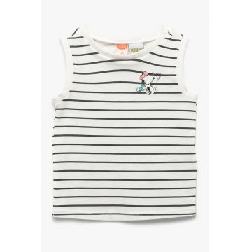 Tricou regular-fit cu dungi