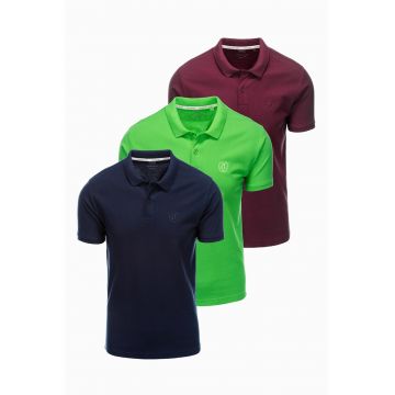 Set 3 tricouri polo  Z28 - Barbati - Bumbac
