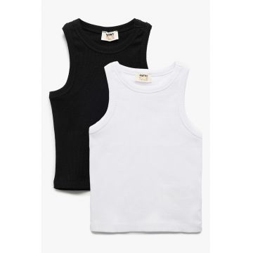 Set de top-uri cu model uni - 2 piese