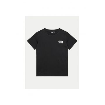 Tricou baieti -  304176449 - Bumbac/Poliester - 134 CM - Negru
