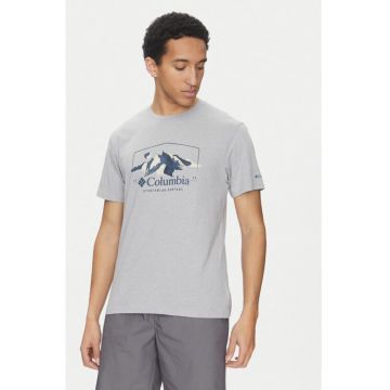 Tricou barbati -  304693427 - Bumbac organic - S INTL - Gri