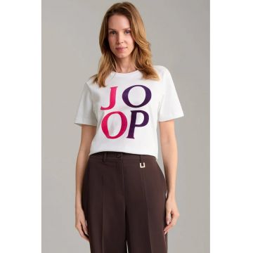 Tricou casual cu detaliu tip logo